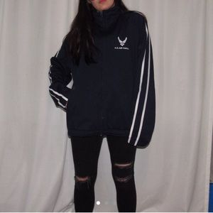 Navy blue Air Force jacket